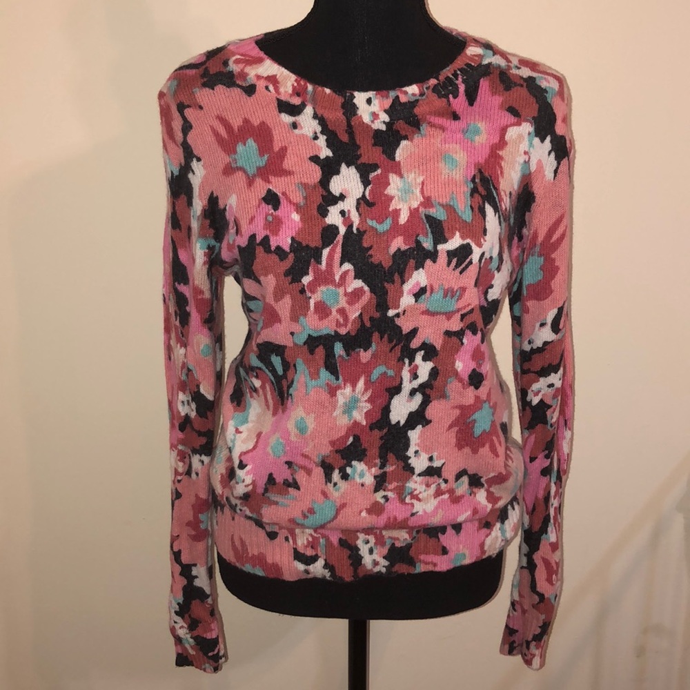 Floral Sweater Size Small